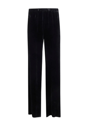 Antonelli velvet-effect trousers - Black