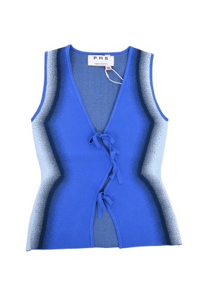 PH5 bow-detail vest - Blue