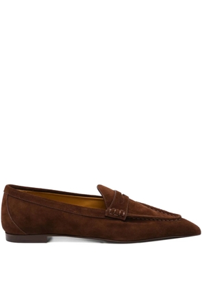 R13 leather loafers - Brown