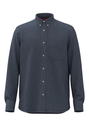 HUGO button-cuff shirt - Blue