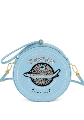 Olympia Le-Tan Parisian Caviar oversize shoulder bag - Blue