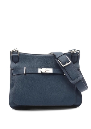 Hermès Pre-Owned 2010 34 Jypsiere leather shoulder bag - Blue