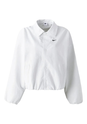 Nike Swoosh-embroidered jacket - White