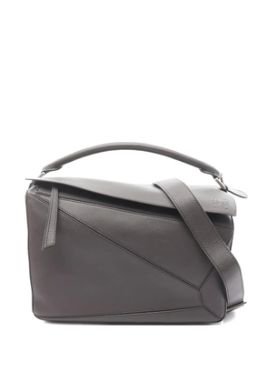 Loewe Pre-Owned 2020s large Puzzle leather tote bag - Grey