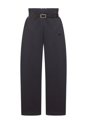 Magliano belted cotton trousers - Black