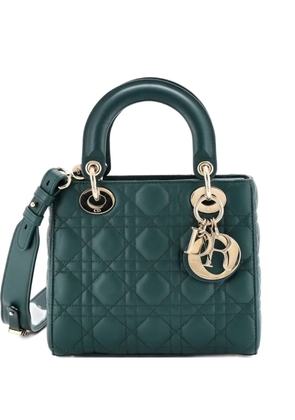 Christian Dior Pre-Owned My ABCDior Lady Dior Bag Cannage Quilt Lambskin crossbody bag - Green