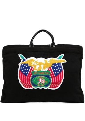 Jeff Hamilton logo-embroidered travel bag - Black