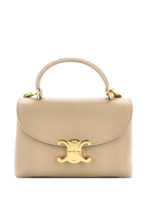 Celine Pre-Owned Nino Top Handle Bag Leather Teen satchel - Neutrals