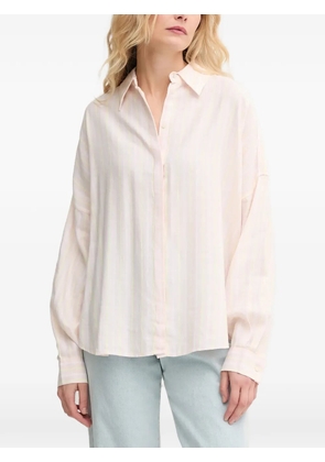 Mos Mosh striped button-up shirt - Pink