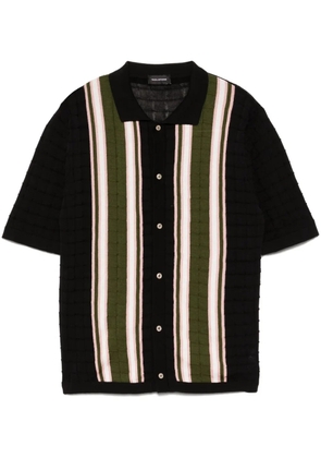 Tagliatore knitted shirt - Black