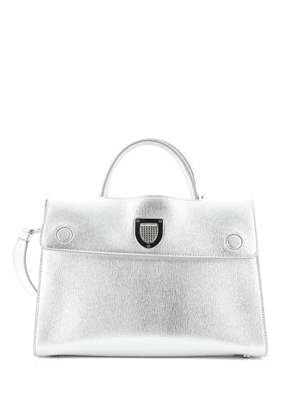 Christian Dior Pre-Owned Diorever Bag Leather Medium satchel - Silver