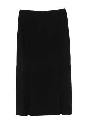 Róhe slit-detail skirt - Black
