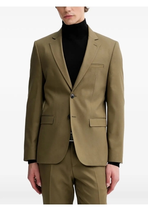 HUGO Arti253X button single-breasted blazer - Green