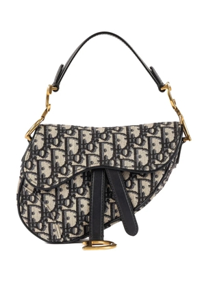 Christian Dior Pre-Owned Saddle monogram shoulder bag - Blue