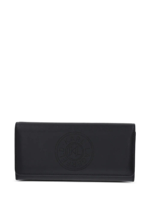 Karl Lagerfeld embossed-logo wallet - Black