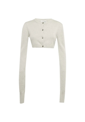 Vaquera sequin-embellished cardigan - Neutrals