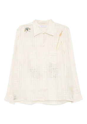 Sky High Farm embroidered shirt - Neutrals