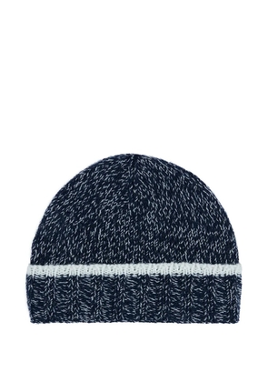 Paul & Shark contrast-trim beanie - Blue
