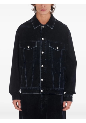 Nahmias Moleskin trucker jacket - Blue
