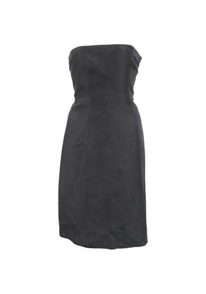 Theory floral strapless mini dress - Black