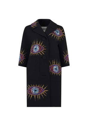 Libertine Nazar patch-pocket coat - Black