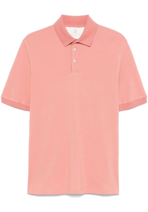Brunello Cucinelli piqué polo shirt - Pink