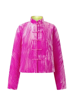 Shanghai Tang tang velvet jacket - Pink