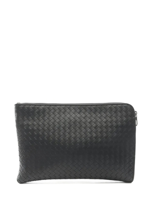 Bottega Veneta Pre-Owned 2010s Intrecciato leather clutch bag - Black
