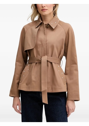 Joseph Ribkoff embellished belted jacket - Neutrals