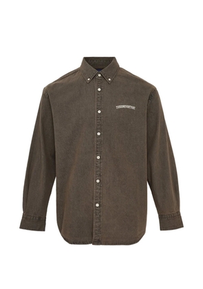 This Is Never That washed denim shirt - Brown