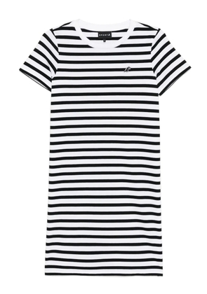 SPORT b. by agnès b. Dino stripe dress - White