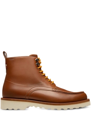 Bally Nobilus lace-up rubber sole boots - Brown