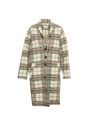 Isabel Marant Vintage Gabriel checkered coat - Neutrals