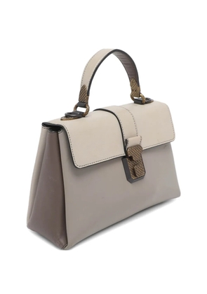 Bottega Veneta Pre-Owned small Piazza leather tote bag - Neutrals