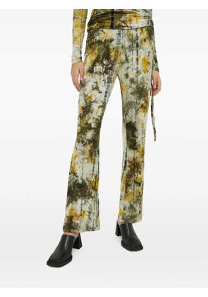 Résumé tie-dye trousers - Neutrals