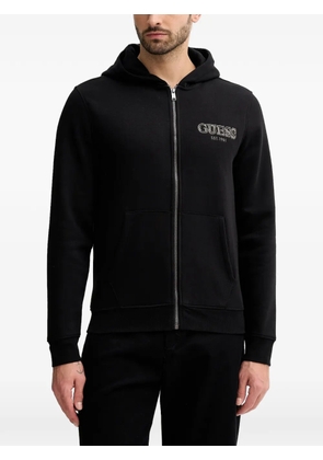 GUESS USA zip hooded sweatshirt - Black