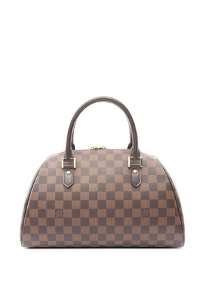Louis Vuitton Pre-Owned 2005 MM Ribera check-pattern tote bag - Brown