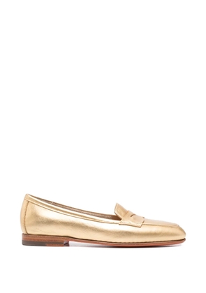 Santoni penny-slot loafers - Gold