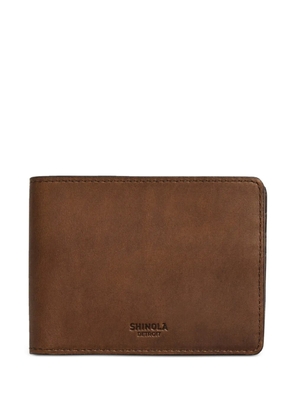 Shinola Slim Bifold wallet - Brown