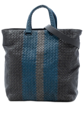 Bottega Veneta Pre-Owned 2012-2025 Tricolor Nappa Intrecciato Convertible Tote satchel - Black