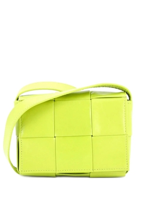 Bottega Veneta Pre-Owned Cassette Maxi Intrecciato Leather Extra Mini crossbody bag - Green