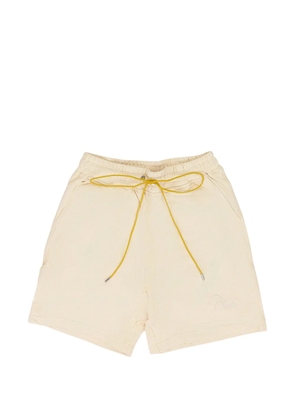 RHUDE drawstring-waist track shorts - Neutrals