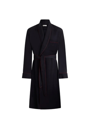Bally belted twill coat - Blue