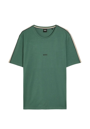 BOSS striped trim T-shirt - Green