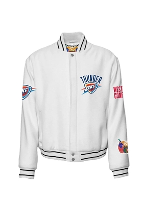 Jeff Hamilton Oklahoma City Thunder varsity jacket - White