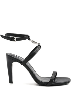 Karl Lagerfeld 90mm logo-plaque sandals - Black