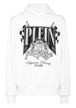 Philipp Plein Racing Club hoodie - White