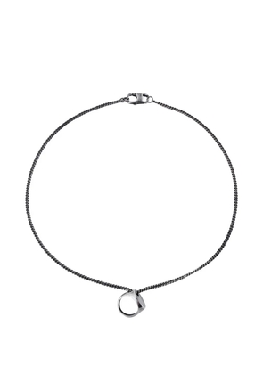 MM6 Maison Margiela ring-pendant chain necklace - Silver