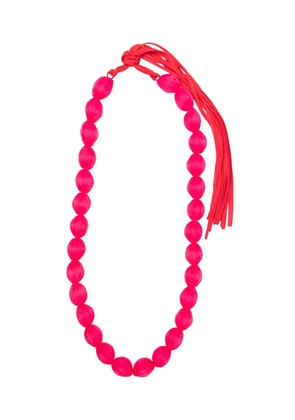 Pleats Please Issey Miyake Shibori necklace - Pink