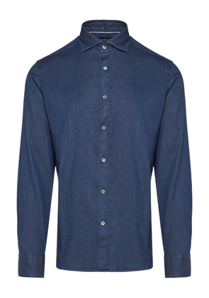 Canali buttoned shirt - Blue